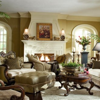 Antique furniture in the living room