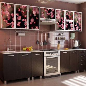 Директна кухня с фотопечат