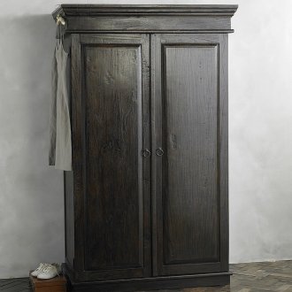 아침 식사 바가 있는 오크 키친 유닛