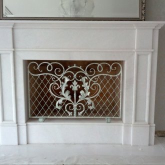 Метална решетка за камина
