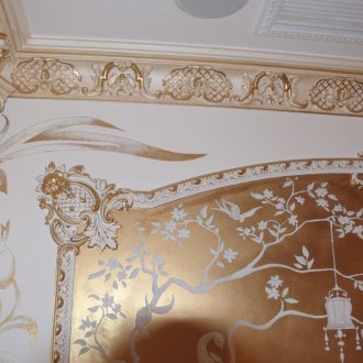 Декор от мазилка в интериора