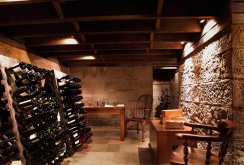 Wine cellar in a private house