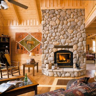 Естествен камък в интериора