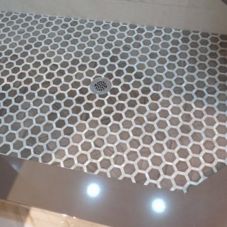 Шестоъгълна порцеланова плочка