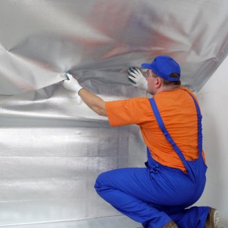 Penebat haba dan bunyi dinding di apartmen