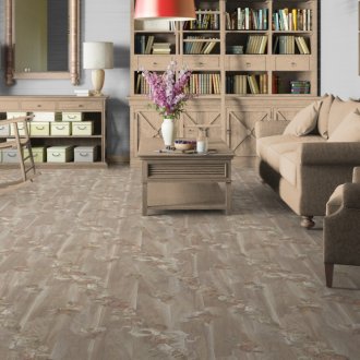 Мозаечна рисунка на пода в банята