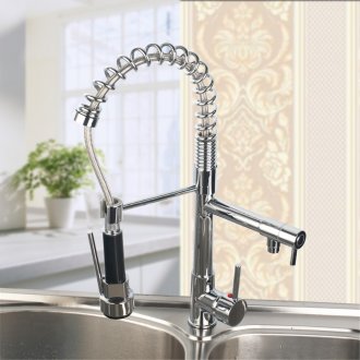 Кухненски месинг кран смесител