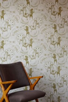 White curtains with a pattern