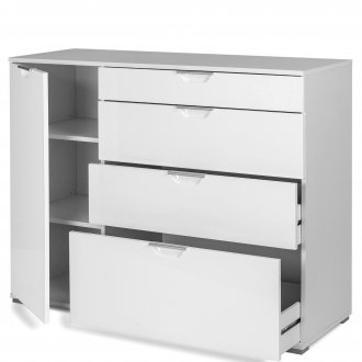 Бял лъскав скрин