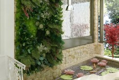 Vertical gardening on the balcony