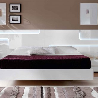 Set bilik tidur futuristik ditetapkan