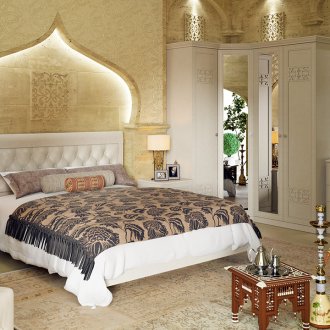 Set bilik tidur gaya-Oriental