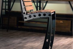 Loft style bar stool