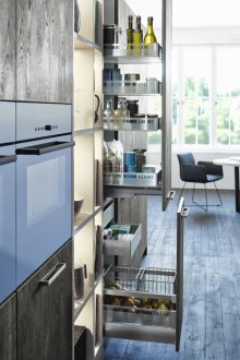 Изтеглящи се системи за съхранение на кухня