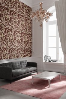 Кафяв тапет в апартамента