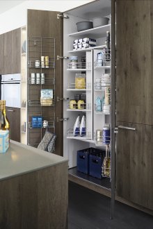 Удобно съхранение в кухненския шкаф