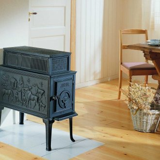 Baskom semi-kaki di bahagian dalam rumah