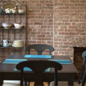 Баварска зидана стена в кухнята