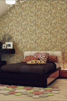 Дуплекс за тапети в спалнята