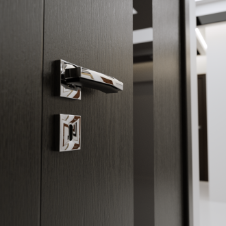 Penghawa dingin di lantai di perumahan krom