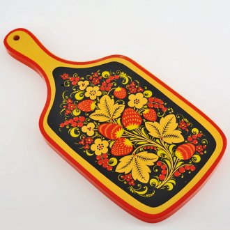 Дъска за рязане с картина Khokhloma