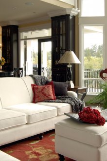 Американски стил в интериора на хола