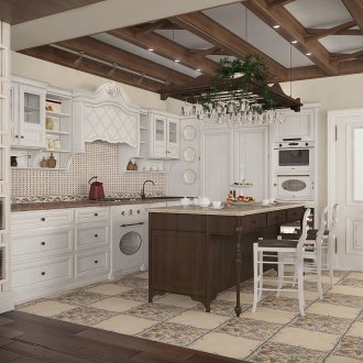 Американски стил в интериора на кухнята