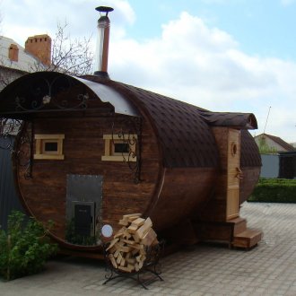 Печка с плочки в руския стил