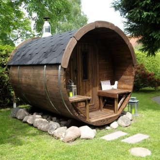 Вана с тъмно дърво