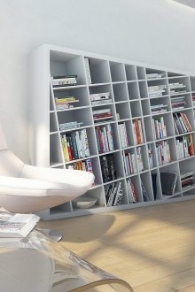 Лаконична зона за четене в американски стил