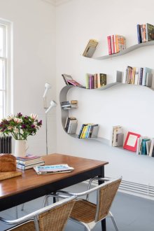 Оригинален дизайн на рафтове за книги