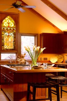 Интериорен дизайн на американска кухня