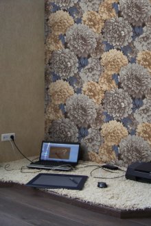 Акрилни тапети в интериора на апартамента