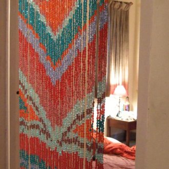 Модел на завеса от мъниста