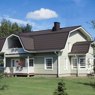 슬레이트 엉덩이 지붕