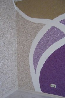 Комбиниран течен тапет