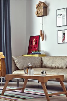 Естествени мебели в скандинавски стил