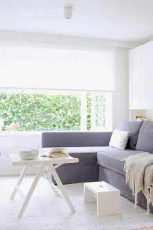 Светла всекидневна в скандинавски стил