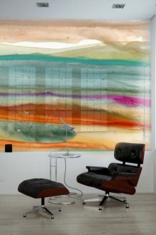 Стъклен панел в интериора