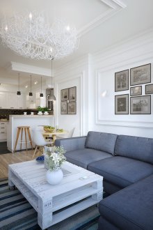 Голяма спалня в скандинавски стил