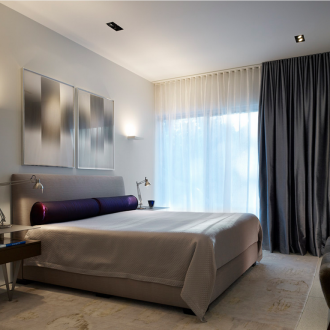 Tulle Minimalis di Bilik Tidur