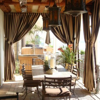 Портиери за беседка