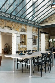 Порцеланови каменни плочки в коридора