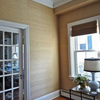 Бамбуков тапет в интериора на къщата