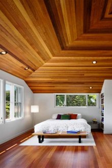 Различен ламинат на тавана