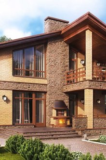 Покрив на вила с таванско помещение