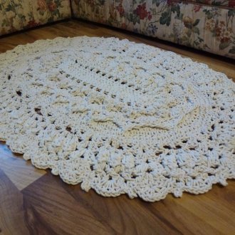 Обемен килим от шнур