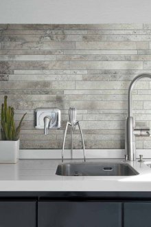 Сива кухненска престилка