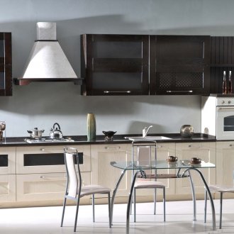 Сива кухня за стени