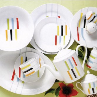 Метален парапет в геометричен дизайн